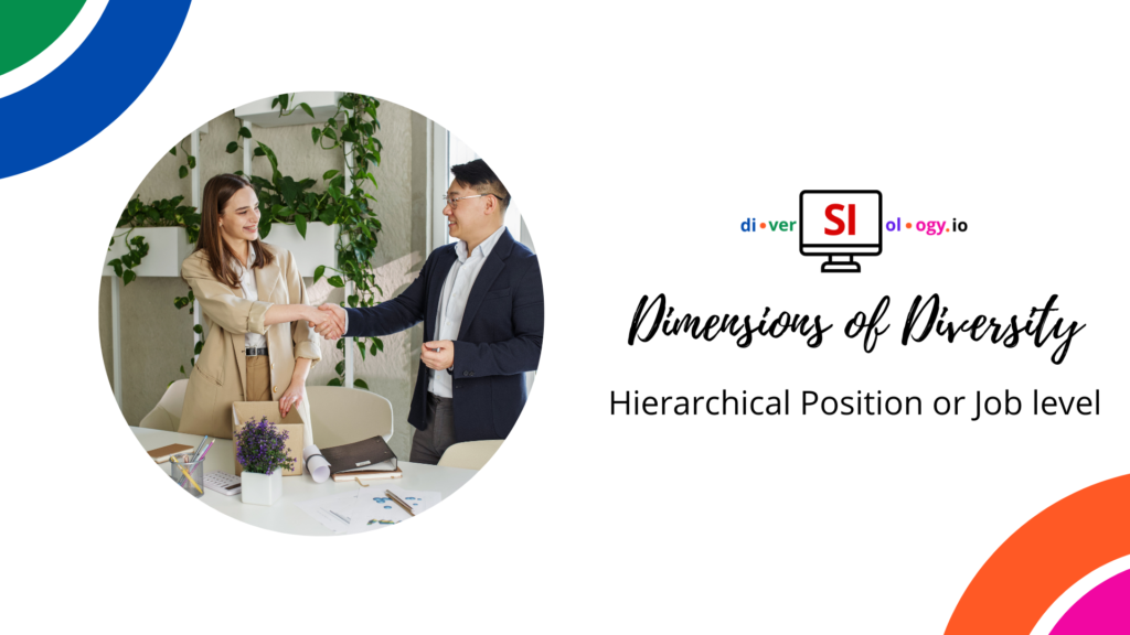 A woman shaking hands with a man in a business meeting.